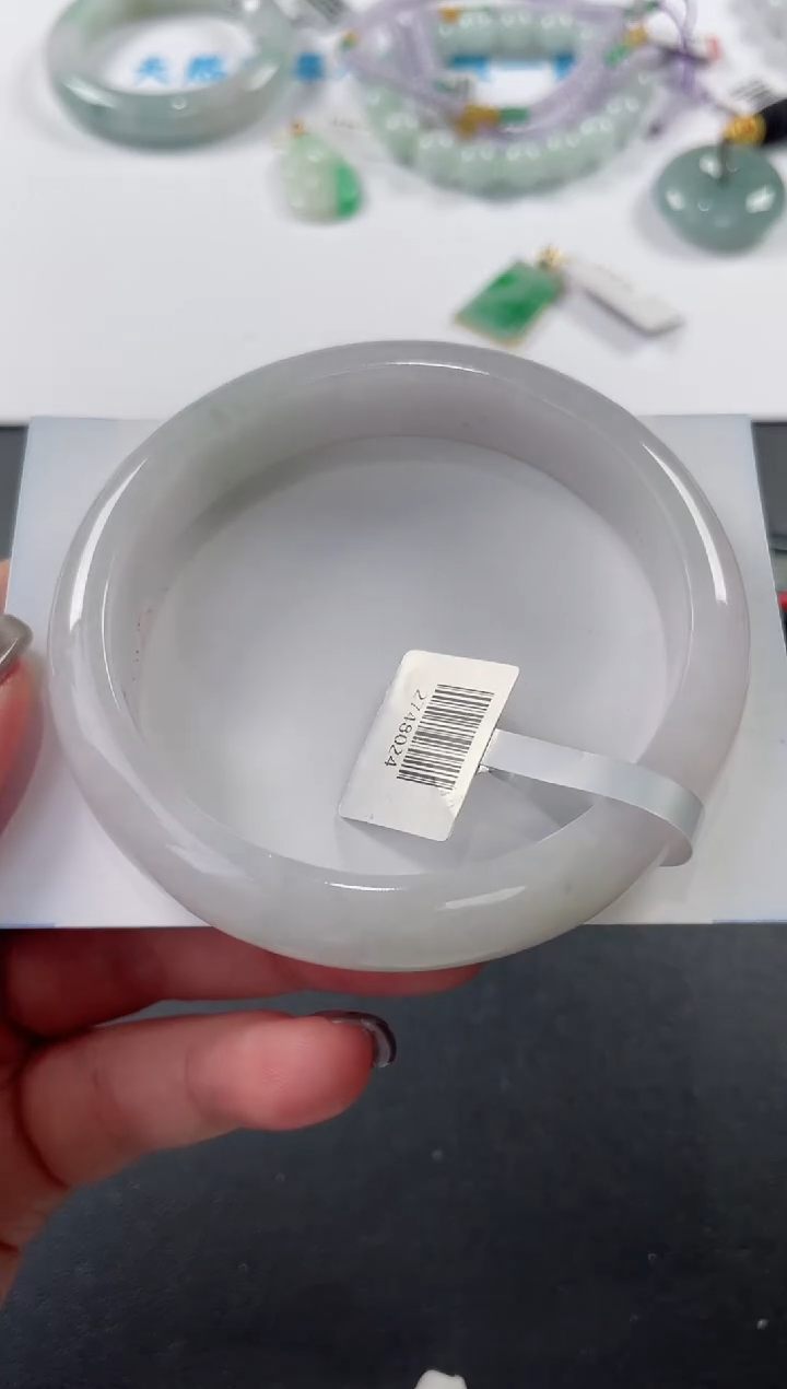 未镶嵌手镯翡翠基地发货H2775 58+