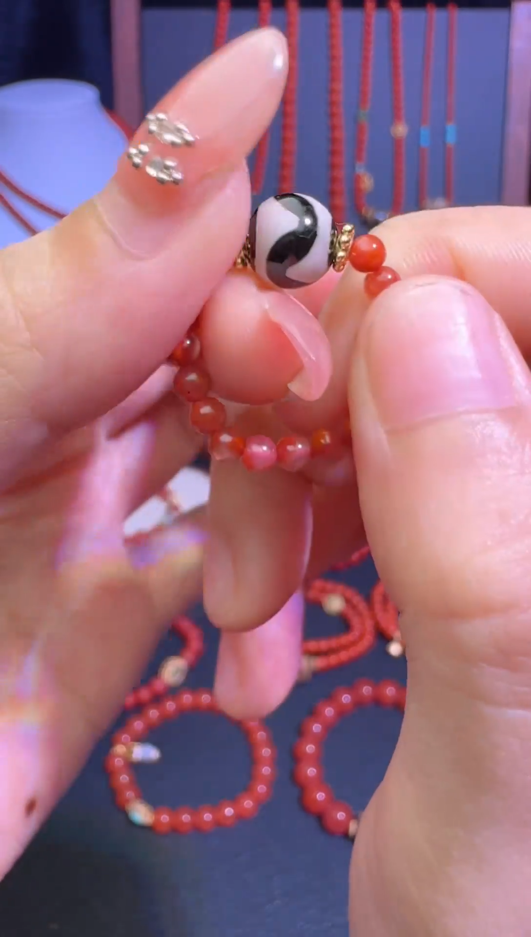 【闪购商品】南红玛瑙戒指未镶嵌冰飘南红戒指