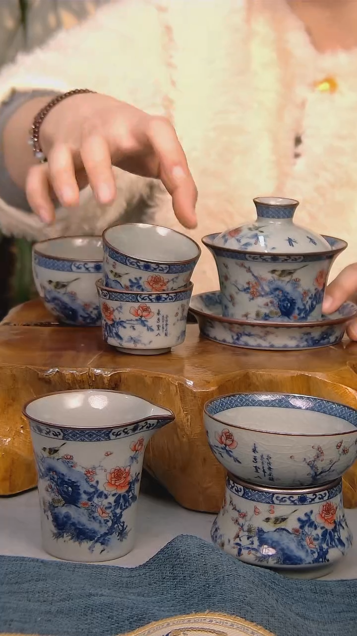 【闪购商品】 简装家用款6件套 陶瓷家用茶具系列