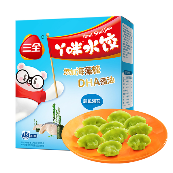 三全丫咪鳕鱼海苔水饺 300g