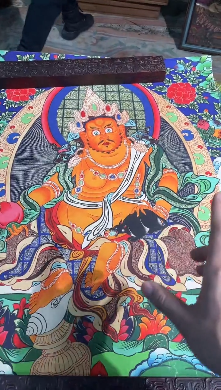 卷轴画曦曦的唐卡tk160