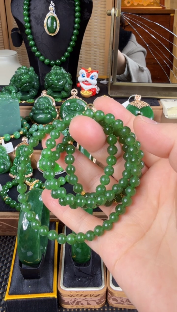 【闪购商品】和田玉（碧玉）项链未镶嵌 