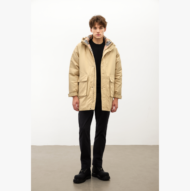 【明星同款】嘎巴甸全记忆功能防风拒水休闲男女同款鹅绒服4015