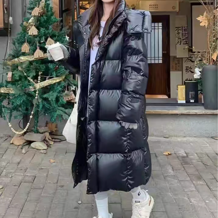 #2403 黑金羽绒外穿男女同款外套-衣长110 L