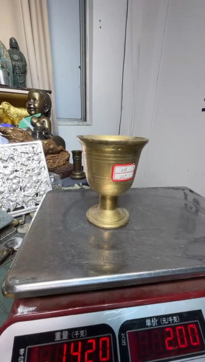 茶盏大阪商品铜器摆件70