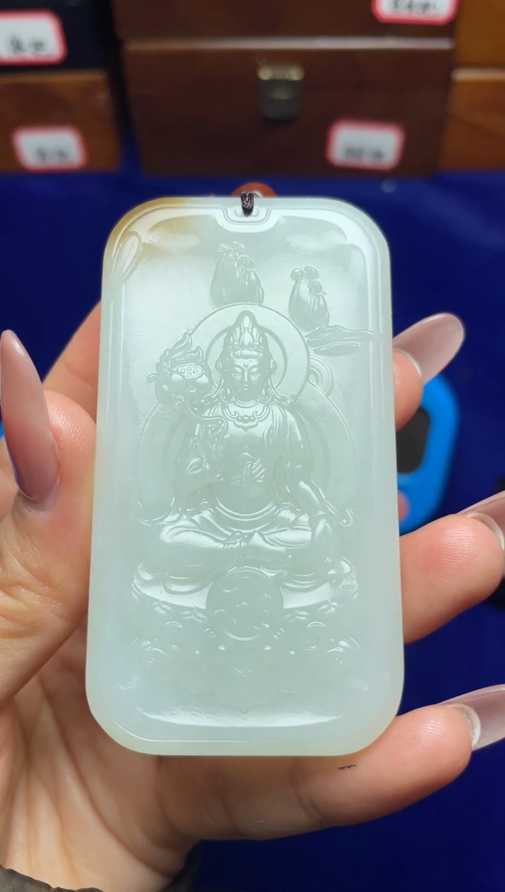 未镶嵌和田玉挂件z***哥和田玉