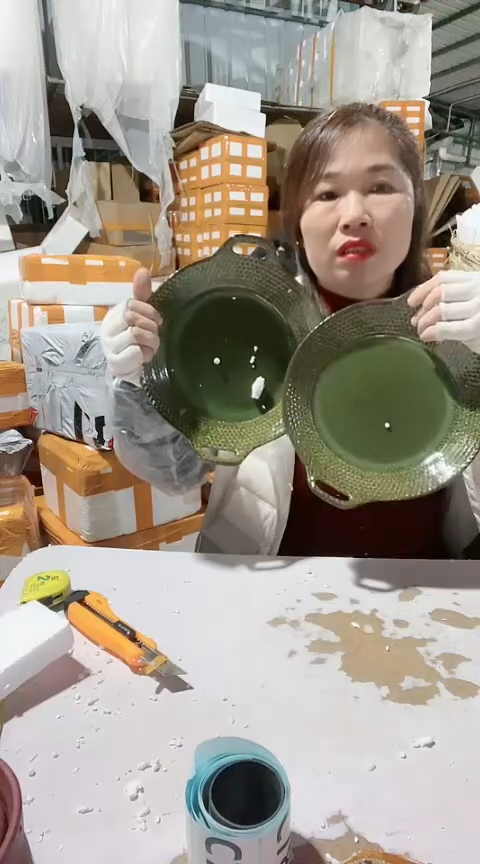 【闪购商品】瑕疵绿色圆盘两个