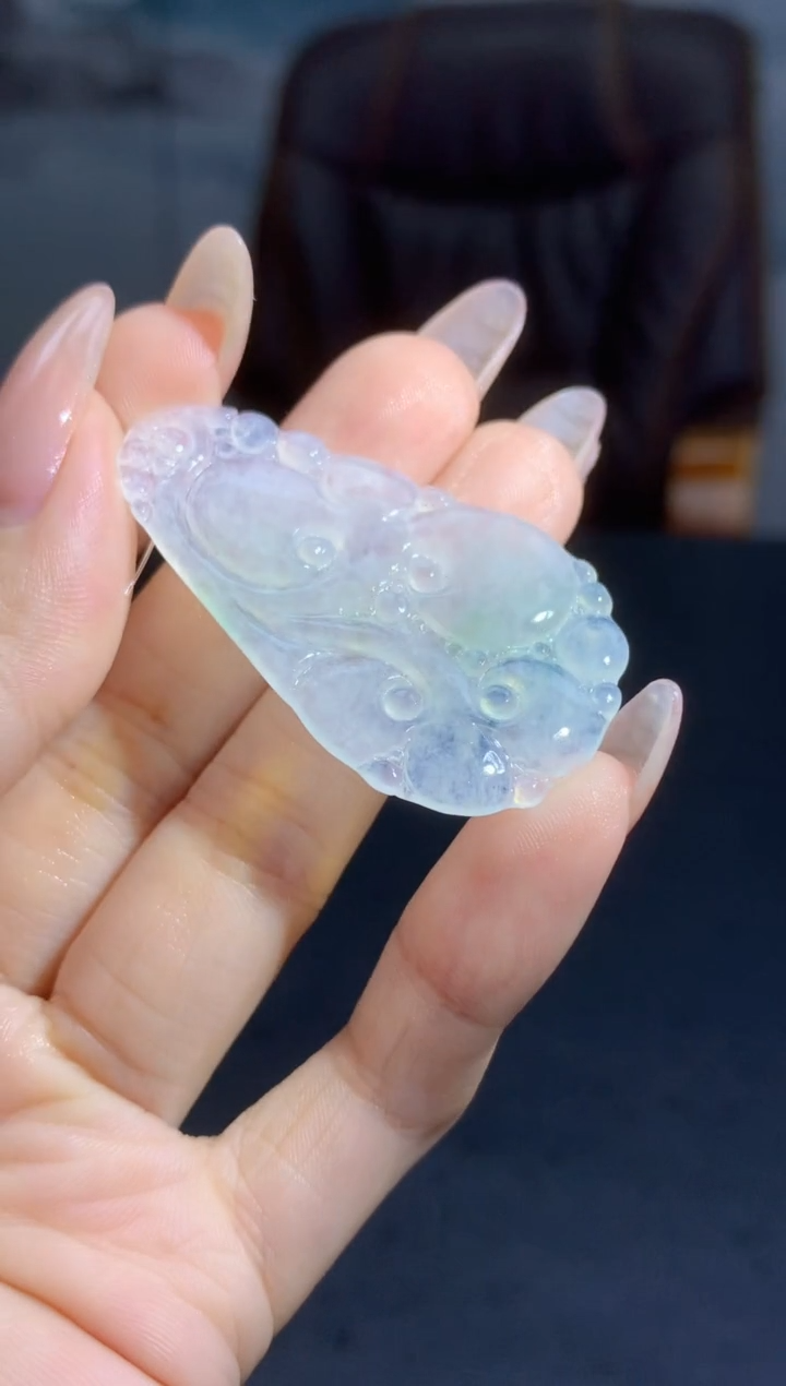 【闪购商品】定制翡翠未镶嵌888ee-毛货如意20