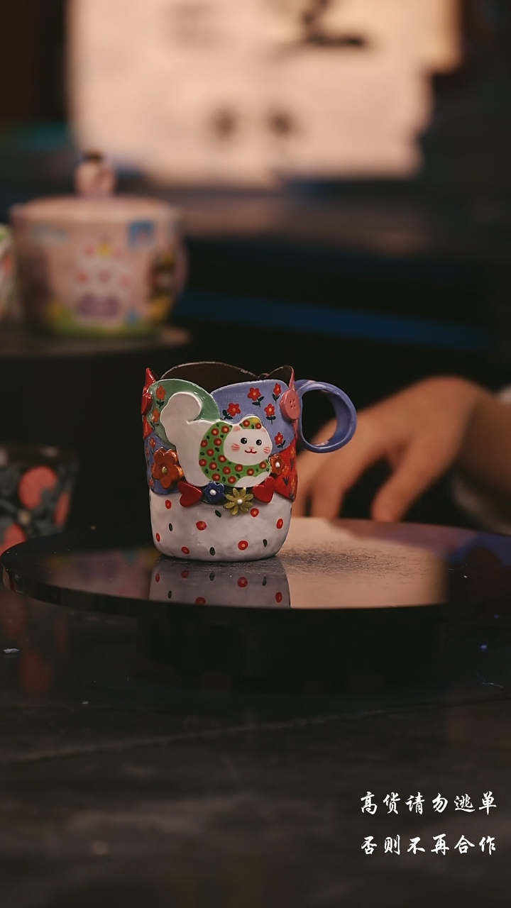 陶瓷景德镇可爱设计师款陶瓷 