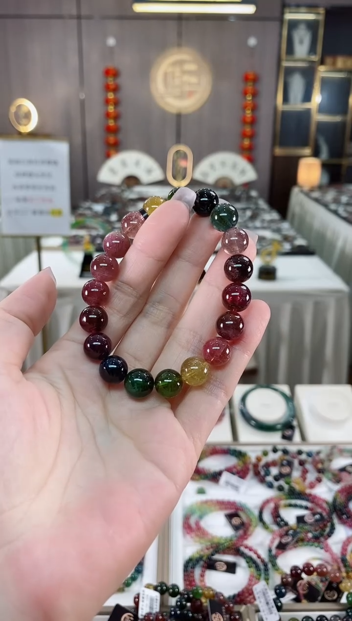 【闪购商品】单圈手串10mm+未镶嵌碧玺（多样性发一条）hon