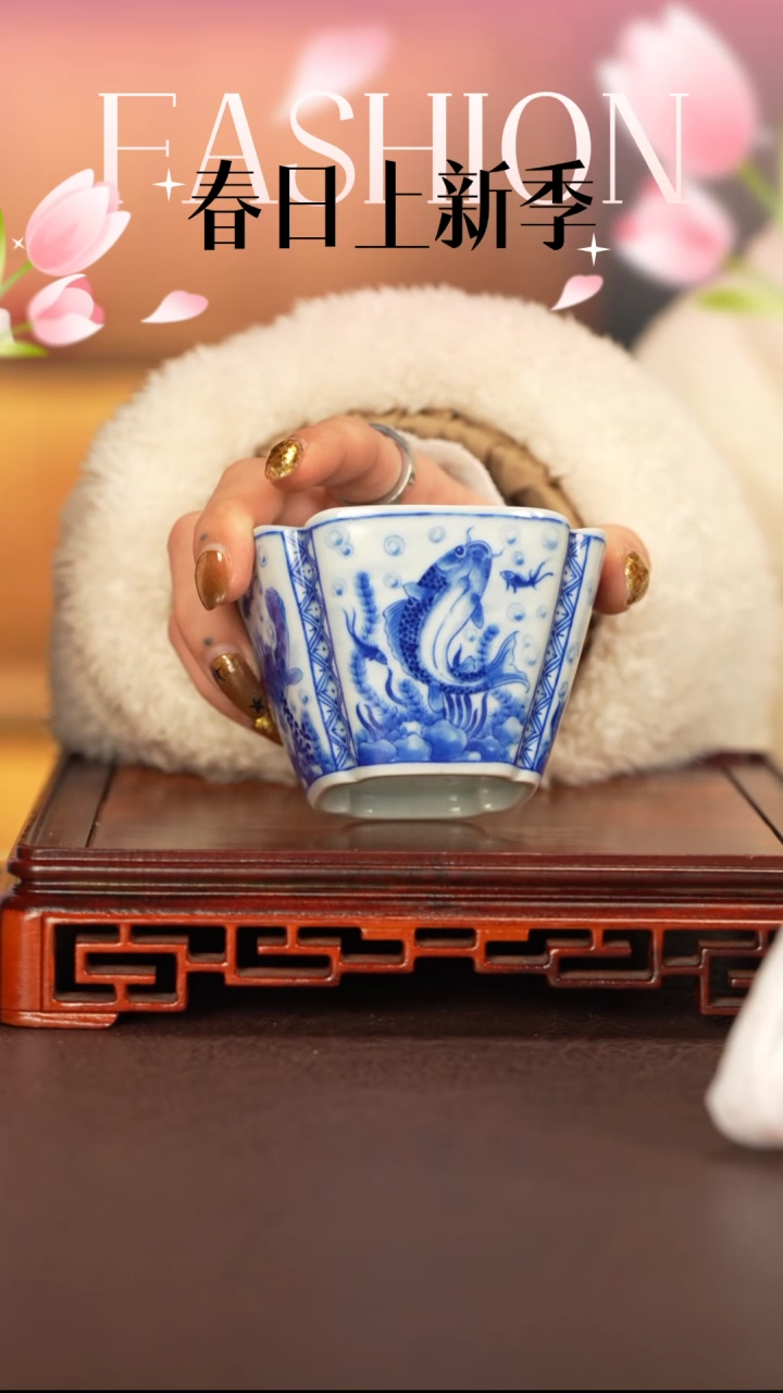 【闪购商品】杯子景德镇手工手绘陶瓷