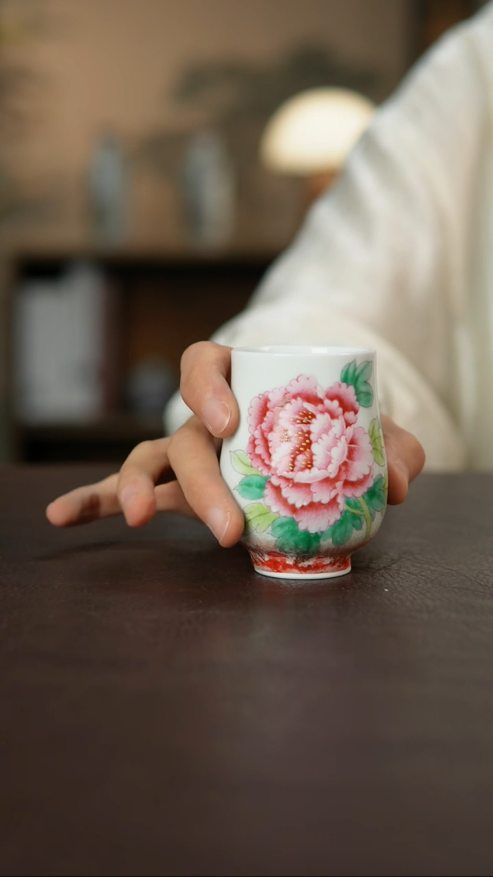 景德镇杯碗柴烧多人