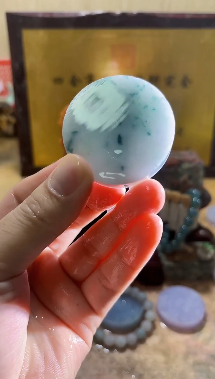 未镶嵌挂件翡翠A货常星7834