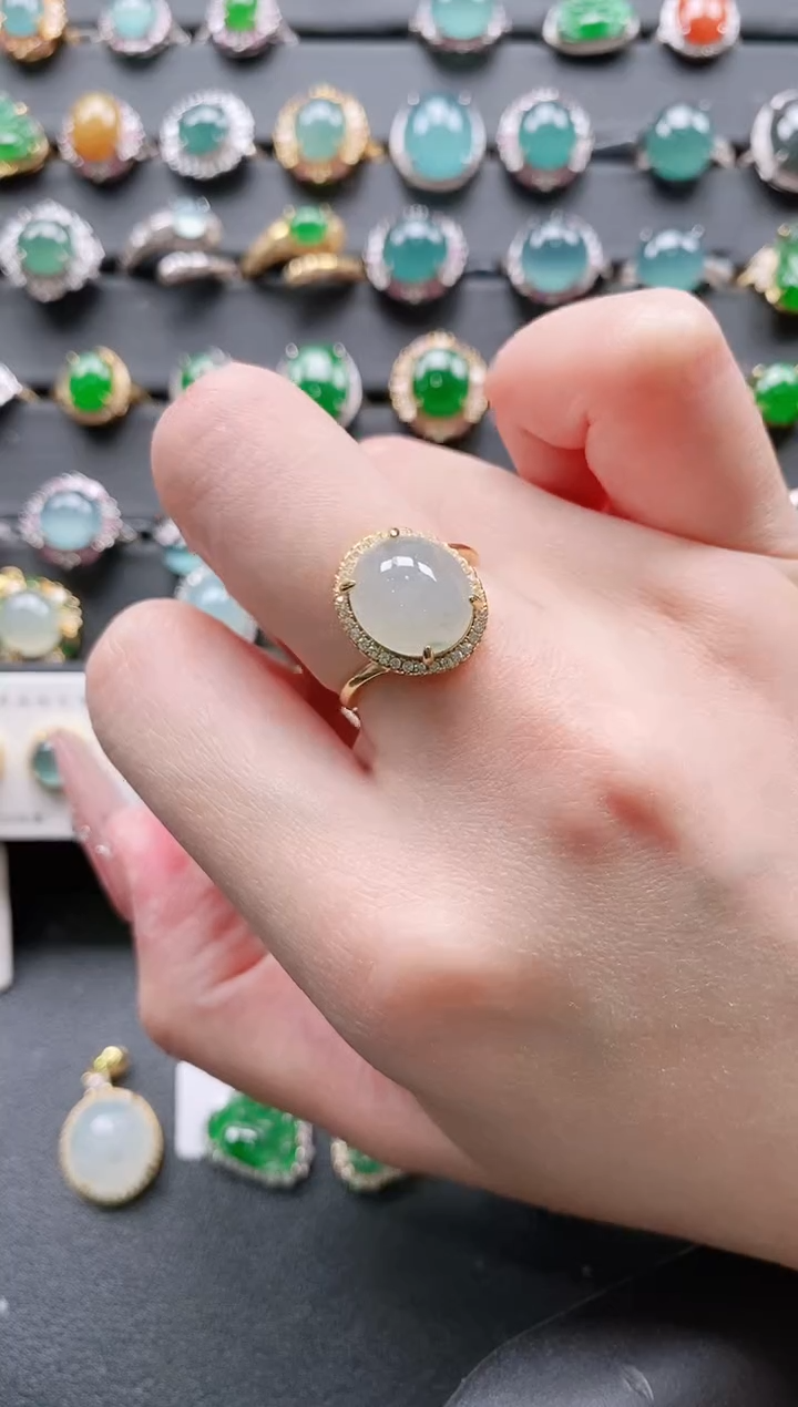 【闪购商品】翡翠戒指银S925镶嵌11111111