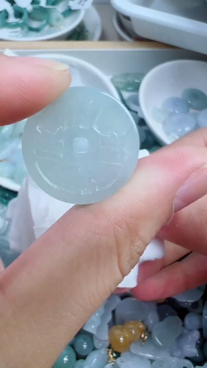 散珠翡翠267号链接，A货翡翠