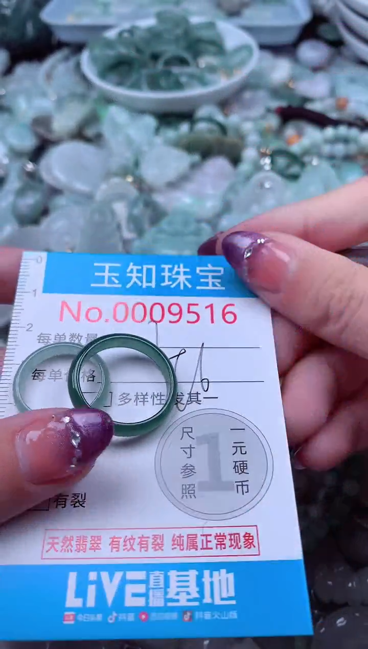 翡翠未镶嵌吊坠(不含链)9516