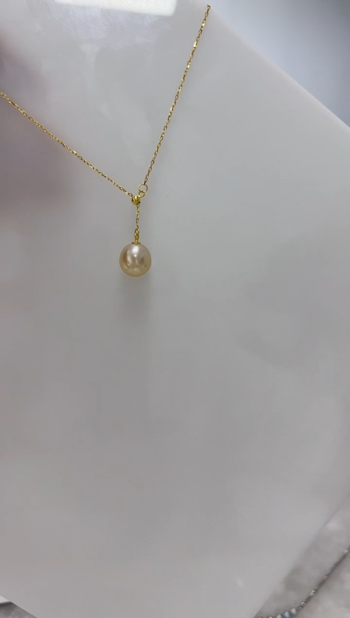 【闪购商品】海水珍珠DA银S925镶嵌套链 J200