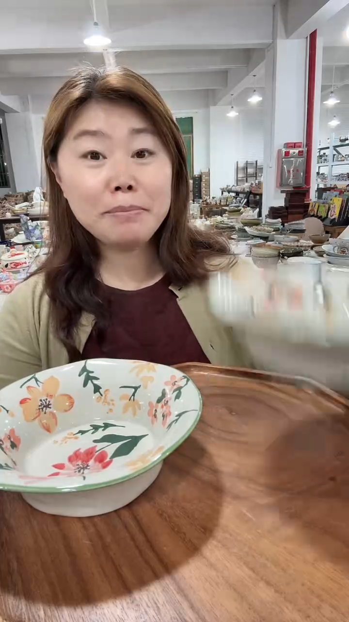 瓷花系6英寸草帽小碗2个