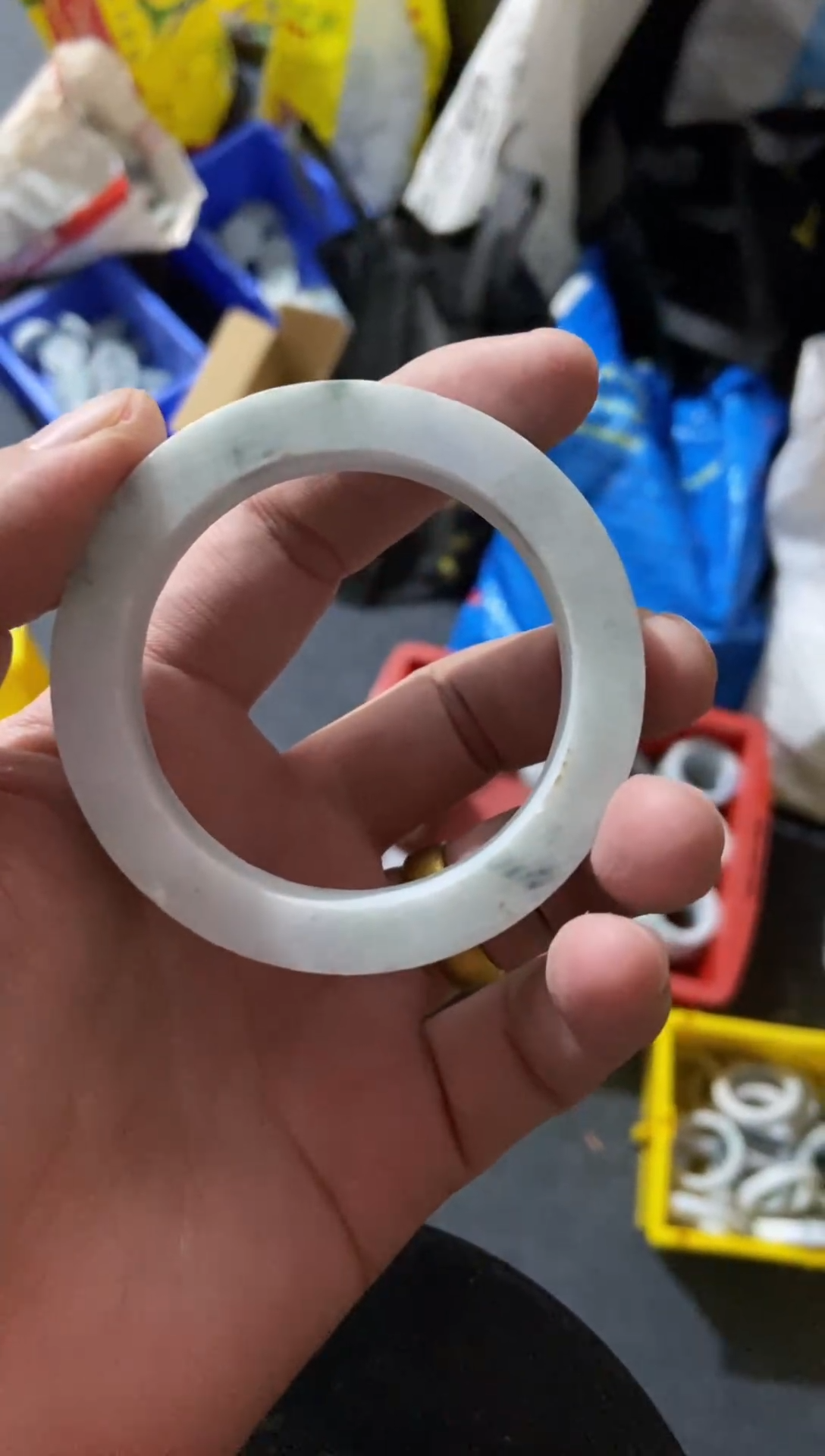 【闪购商品】翡翠手镯未镶嵌天然翡翠手镯加工后不退换