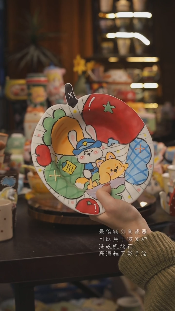 景德镇釉下彩绘设计师款式陶瓷