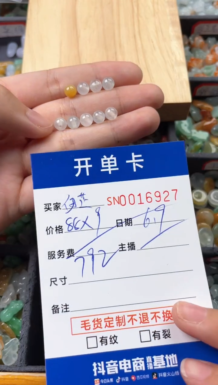 翡翠未镶嵌颈饰00016927