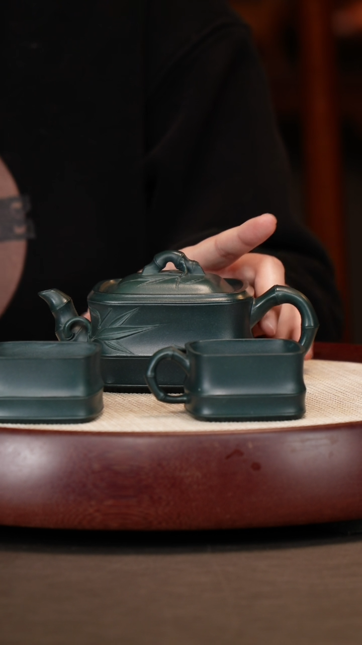 【闪购商品】紫砂茶壶四方竹段+大惊喜240c