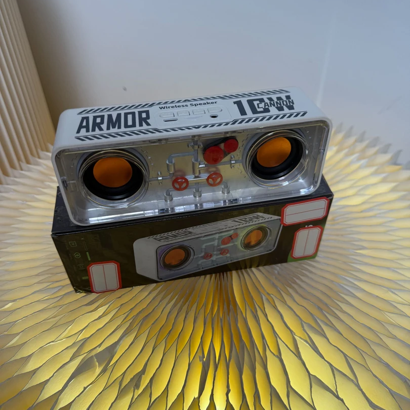 3D环绕电脑蓝牙音箱音响无线白色立体声按键蓝牙车载DDX