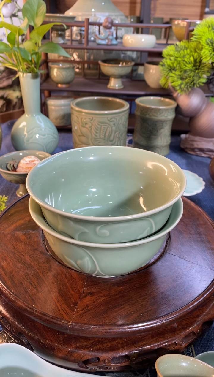 【闪购商品】b000022玉兰碗5.5寸*2只微瑕