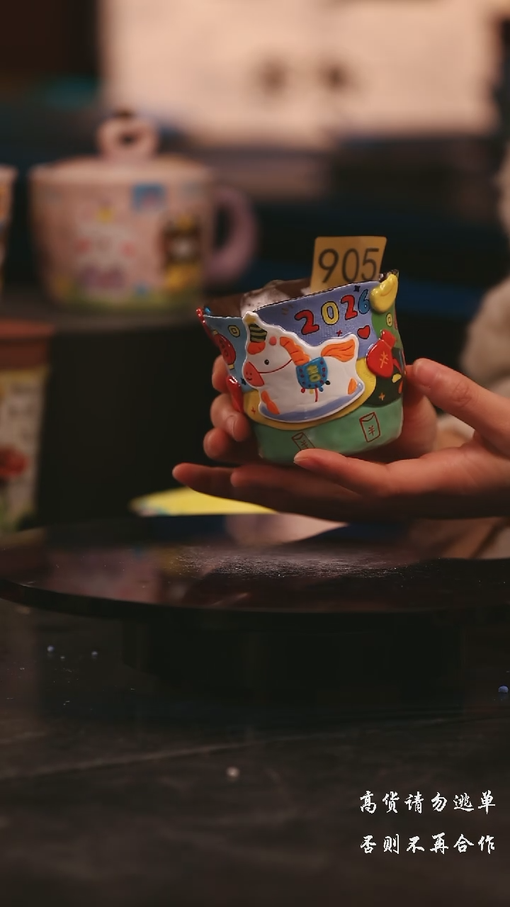 陶瓷景德镇可爱设计师款陶瓷 