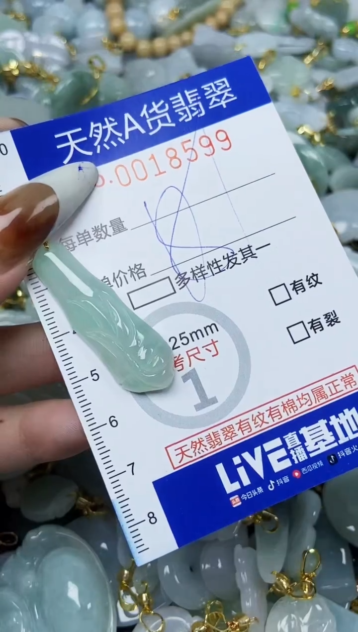 【闪购商品】翡翠颈饰未镶嵌天然A货翡翠