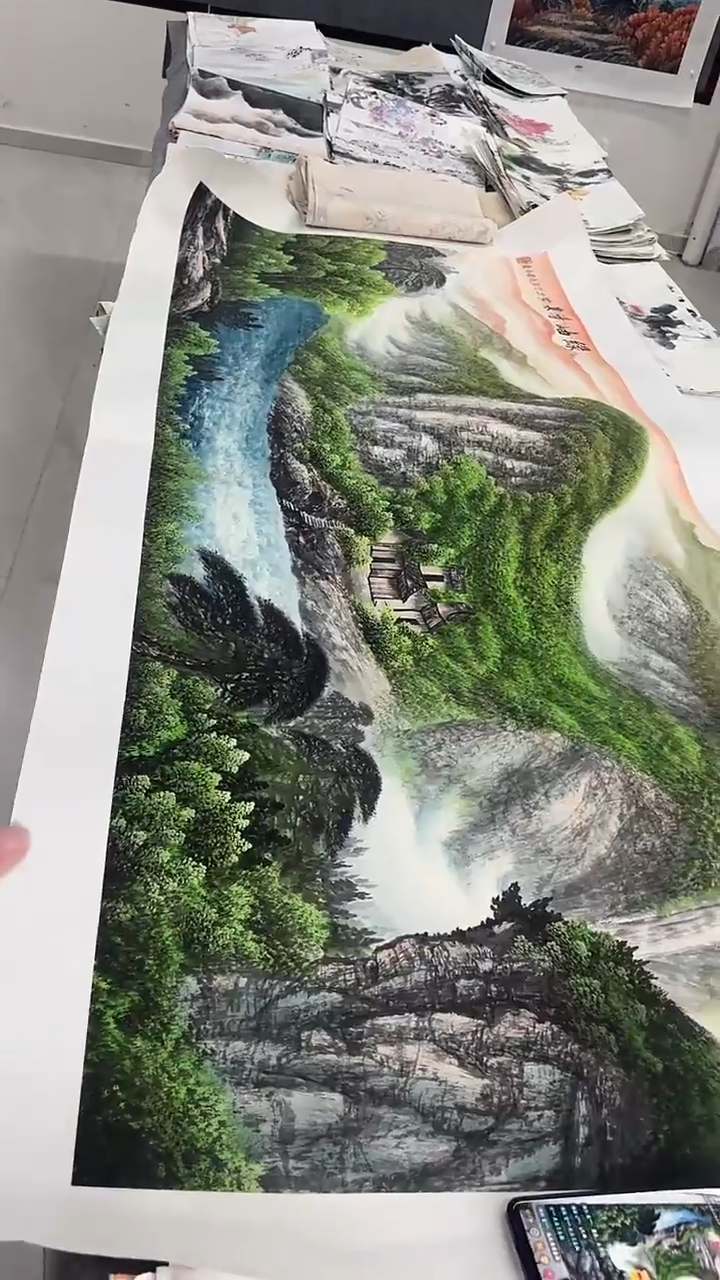 国画丹青专属福利-带证书清泉