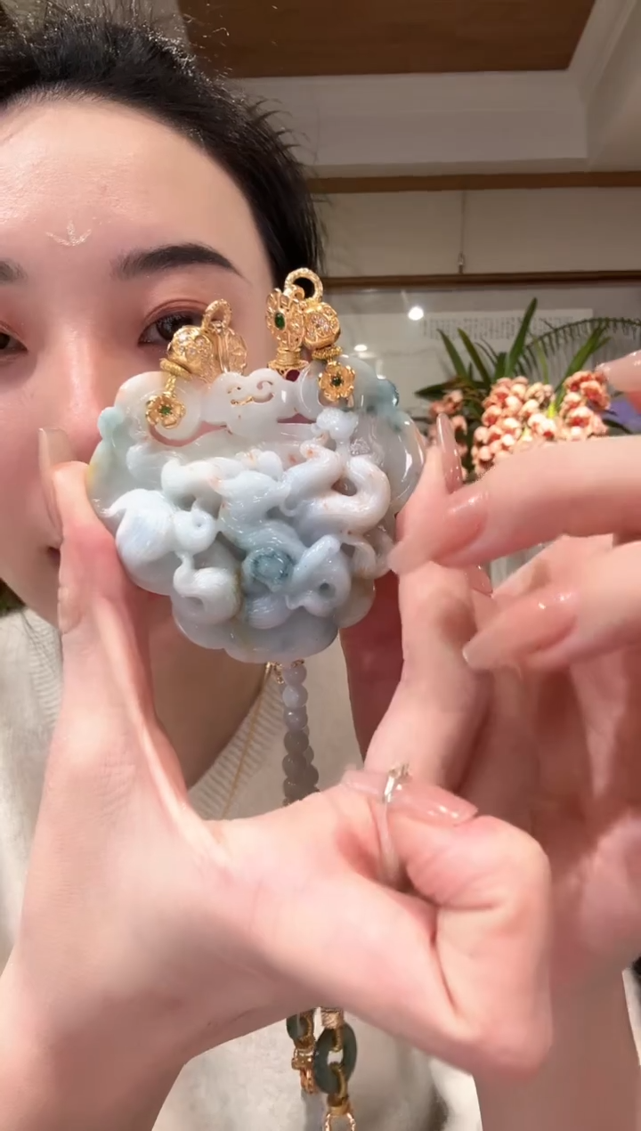 【闪购商品】翡翠颈饰未镶嵌国风