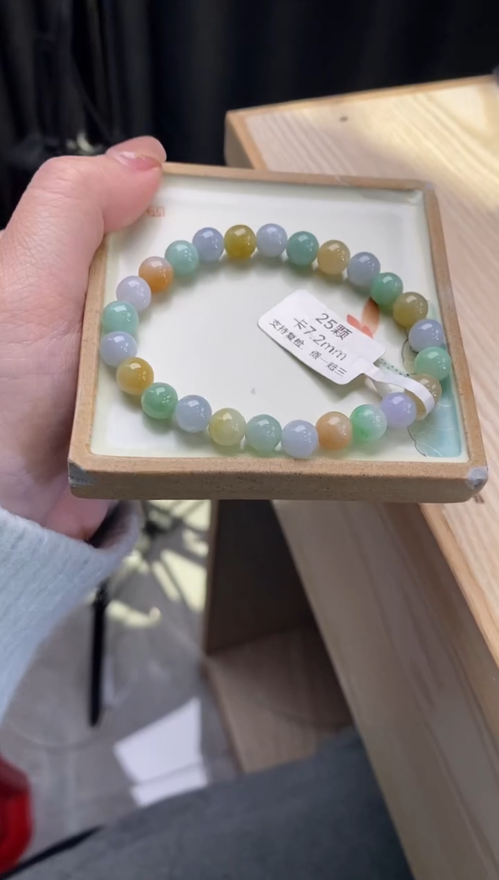 【闪购商品】翡翠手链未镶嵌天然翡翠手串d2405