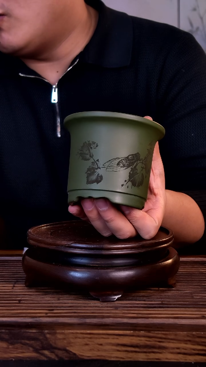 紫砂花盆紫砂花盆-内口9-7.5