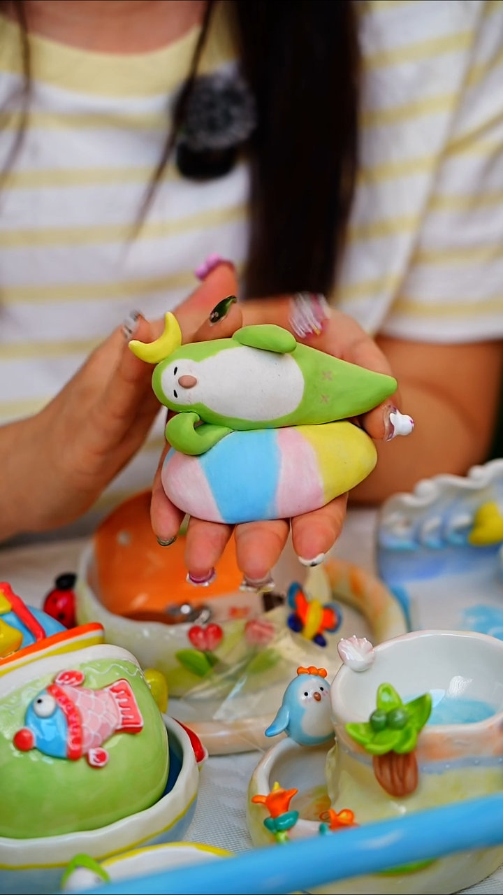 躺山系列磨嘴石绿和尚