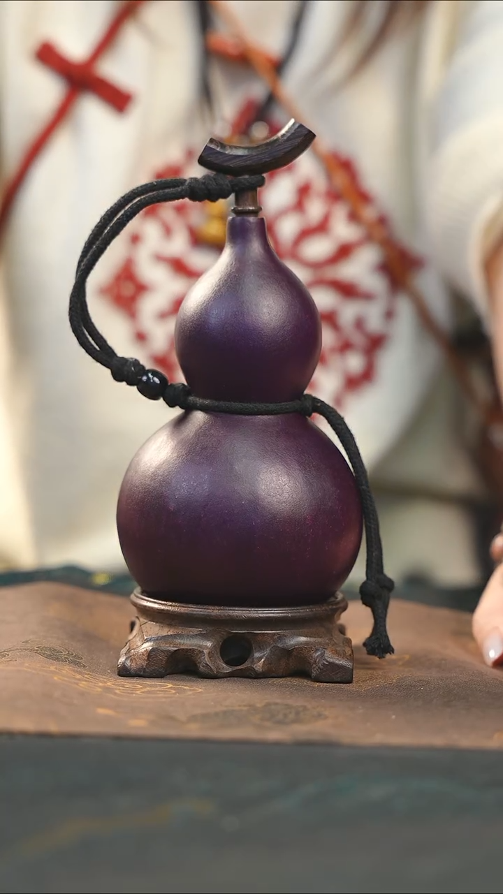 【闪购商品】RB115大漆酒葫芦不包手串及旋转底座