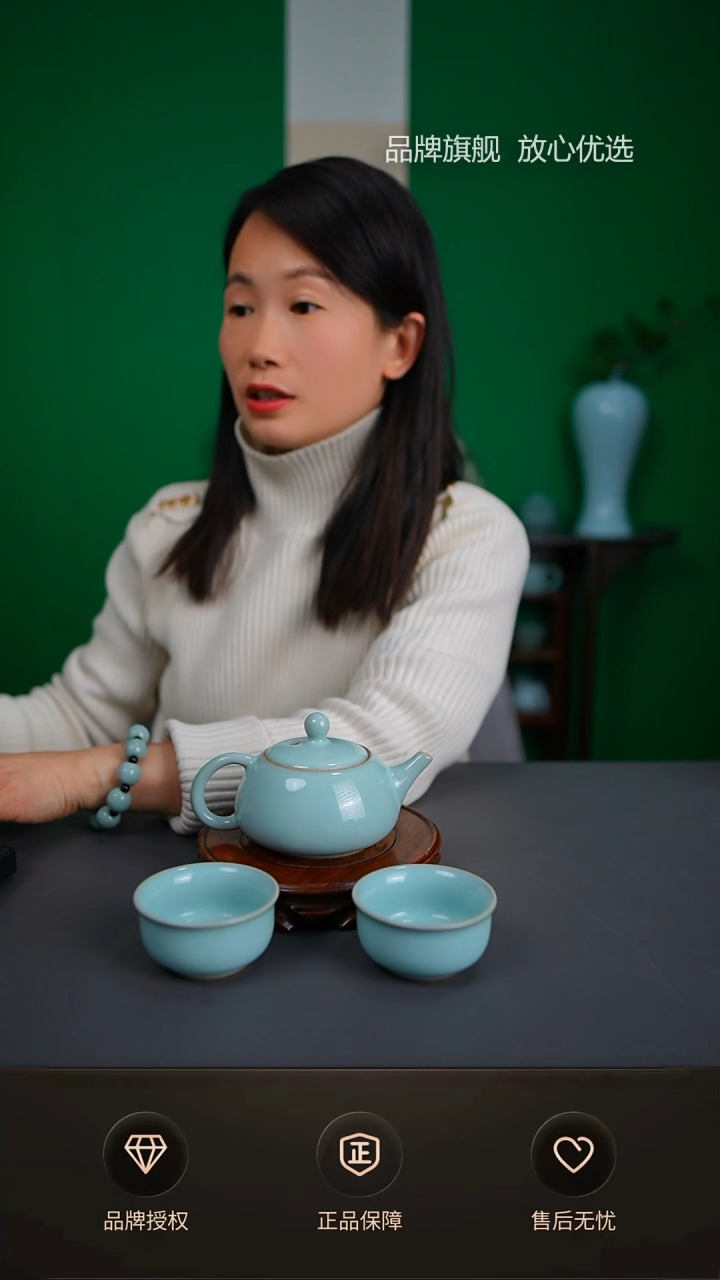 【闪购商品】天青臻稀小石瓢壶不完美 一壶两杯