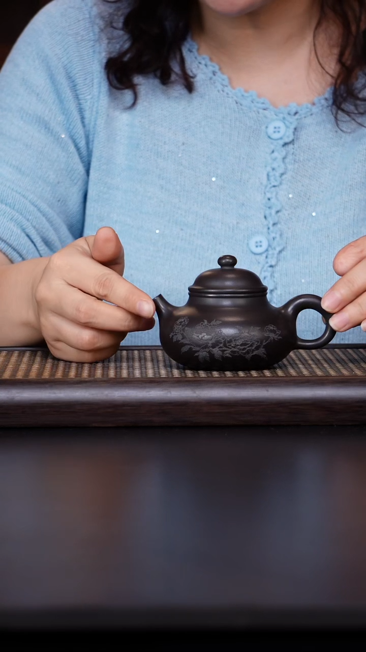 茶壶紫砂石黄料 容天壶180cc