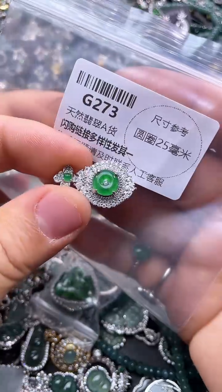 【闪购商品】翡翠颈饰未镶嵌G273吊坠