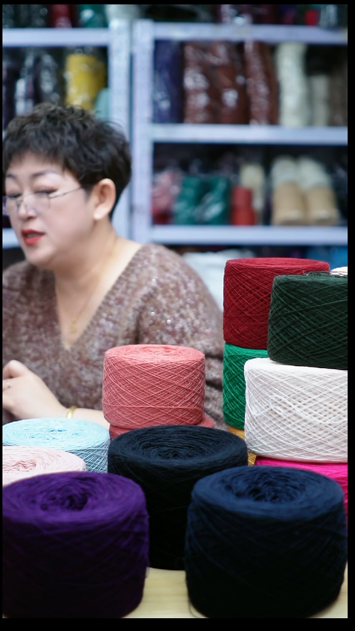 羊绒欢姐编织E159