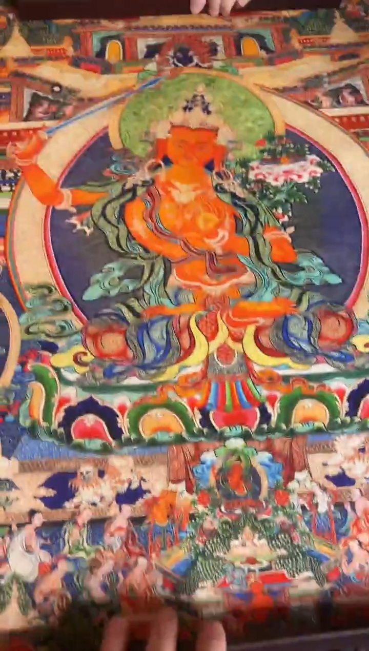 卷轴画手绘唐卡095