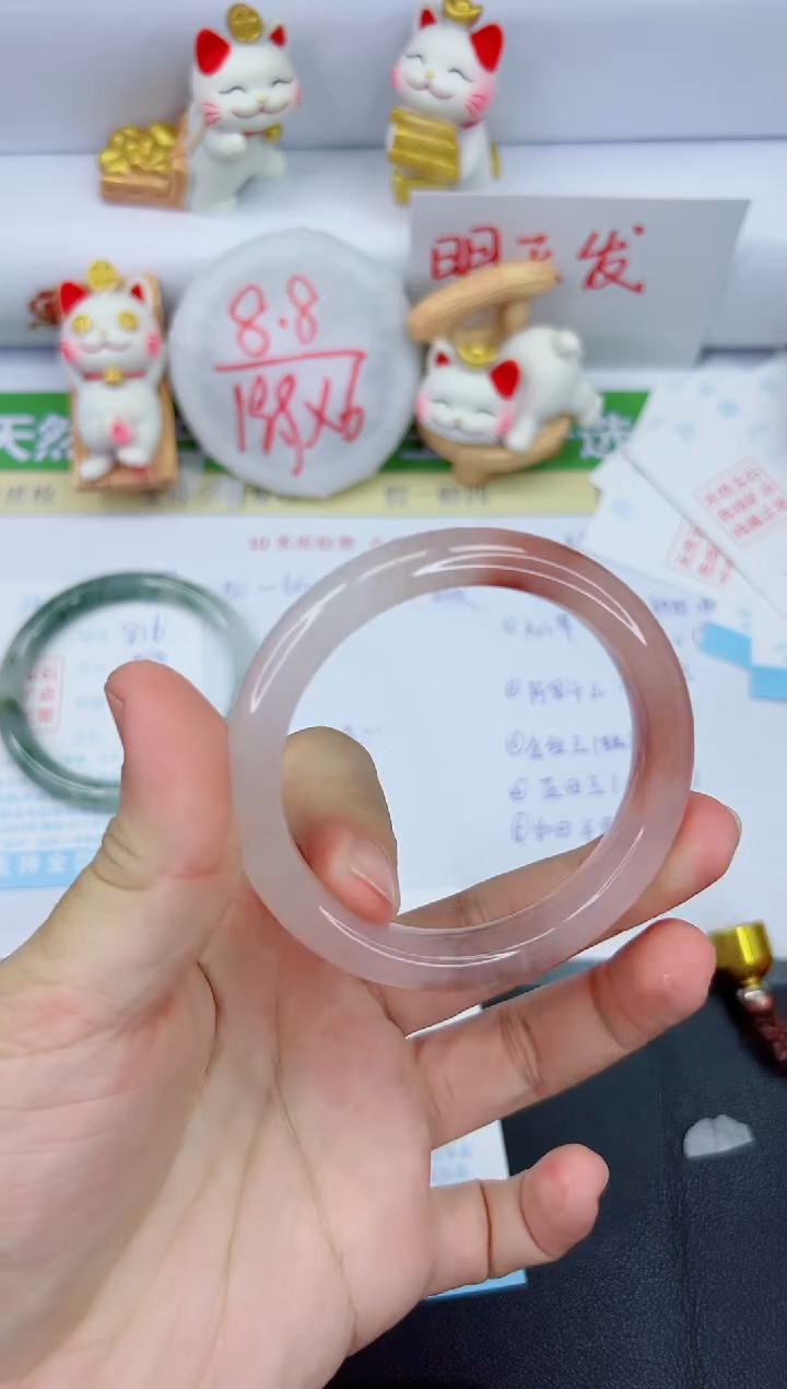 【闪购商品】石英质玉手镯未镶嵌817-56.4