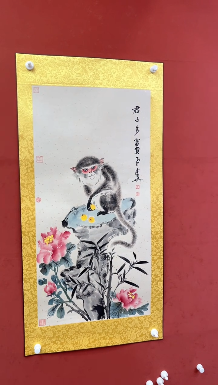 国画老师现场创作  11