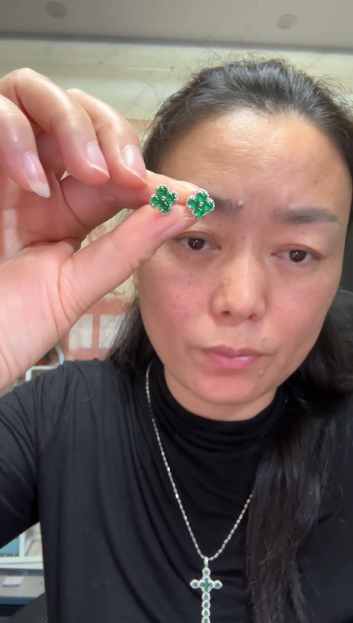 颈饰银S925镶嵌翡翠【多样性发其一】00006199