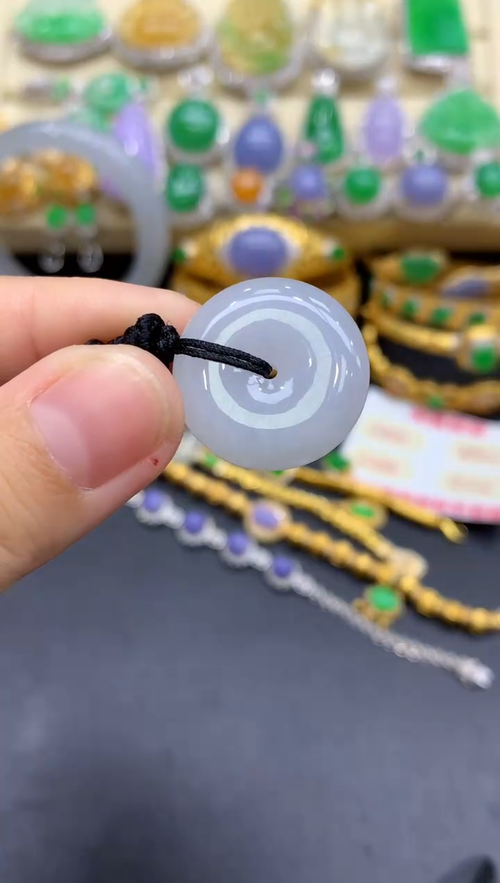 颈饰未镶嵌翡翠108-中国好珍宝