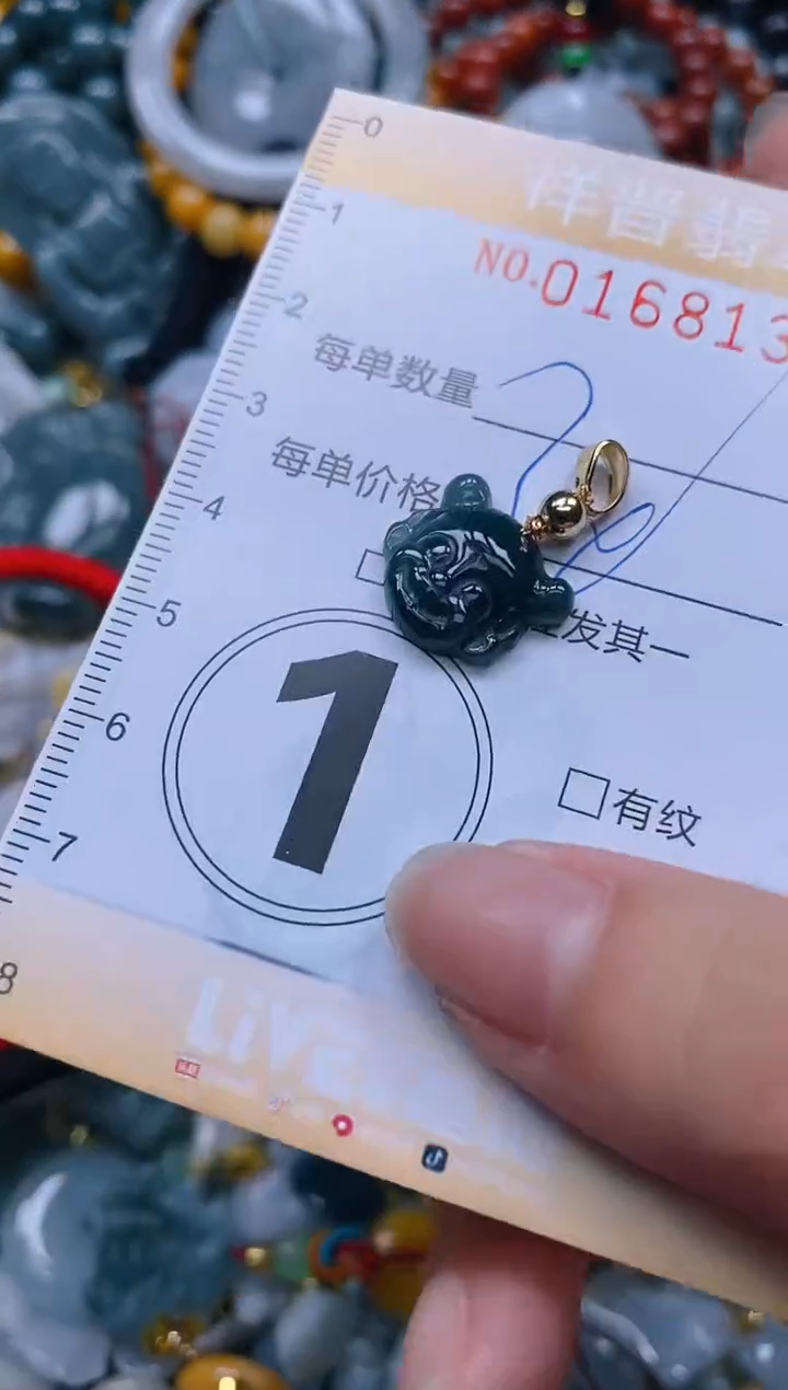 翡翠未镶嵌颈饰闪购0168137