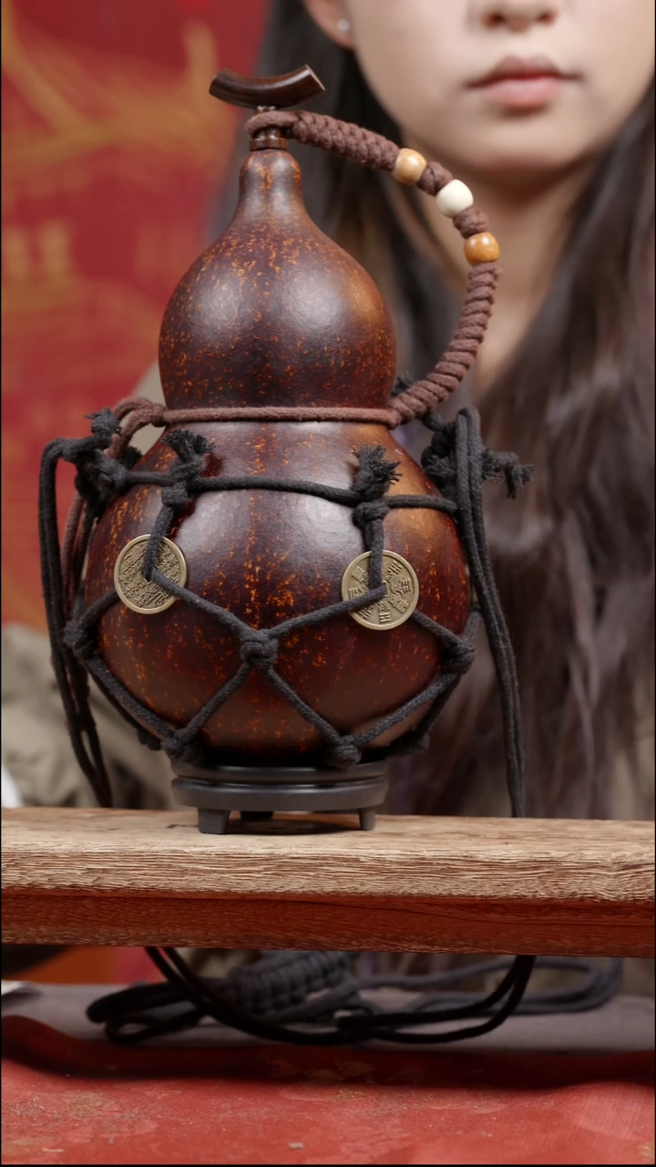 815号大漆真葫芦装热水装酒
