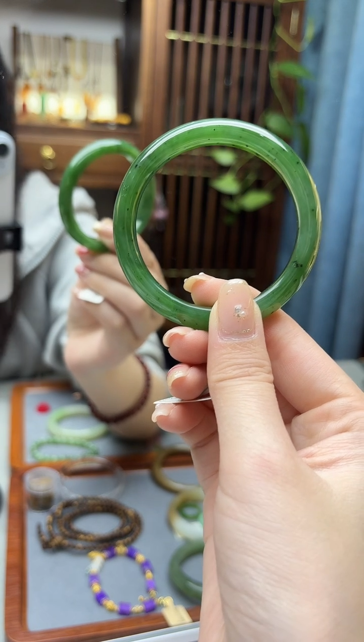 未镶嵌手镯和田玉和田玉手镯53#YR