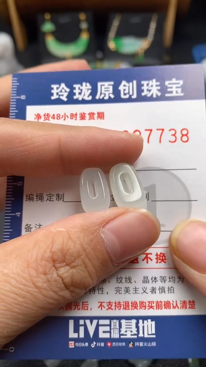 【闪购商品】翡翠颈饰未镶嵌翡翠净货27738