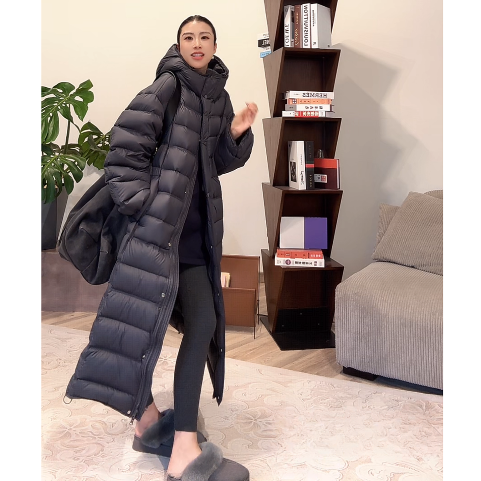 ZUOXIAOQI雪松长款羽绒服11（衣长113-115/胸围136-140）